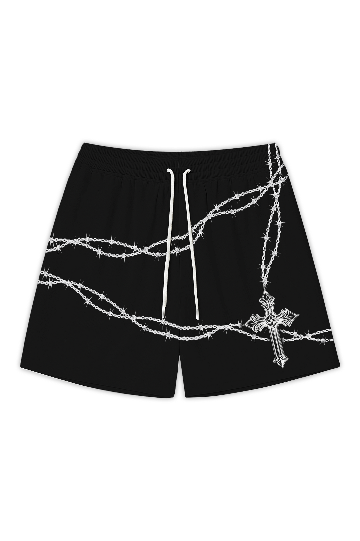 Chains Cross Black