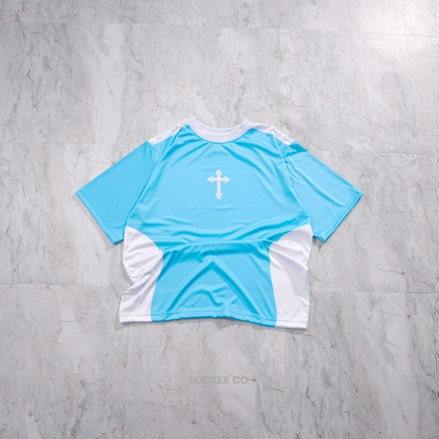 Baby Blue Crux - Jersey Tees