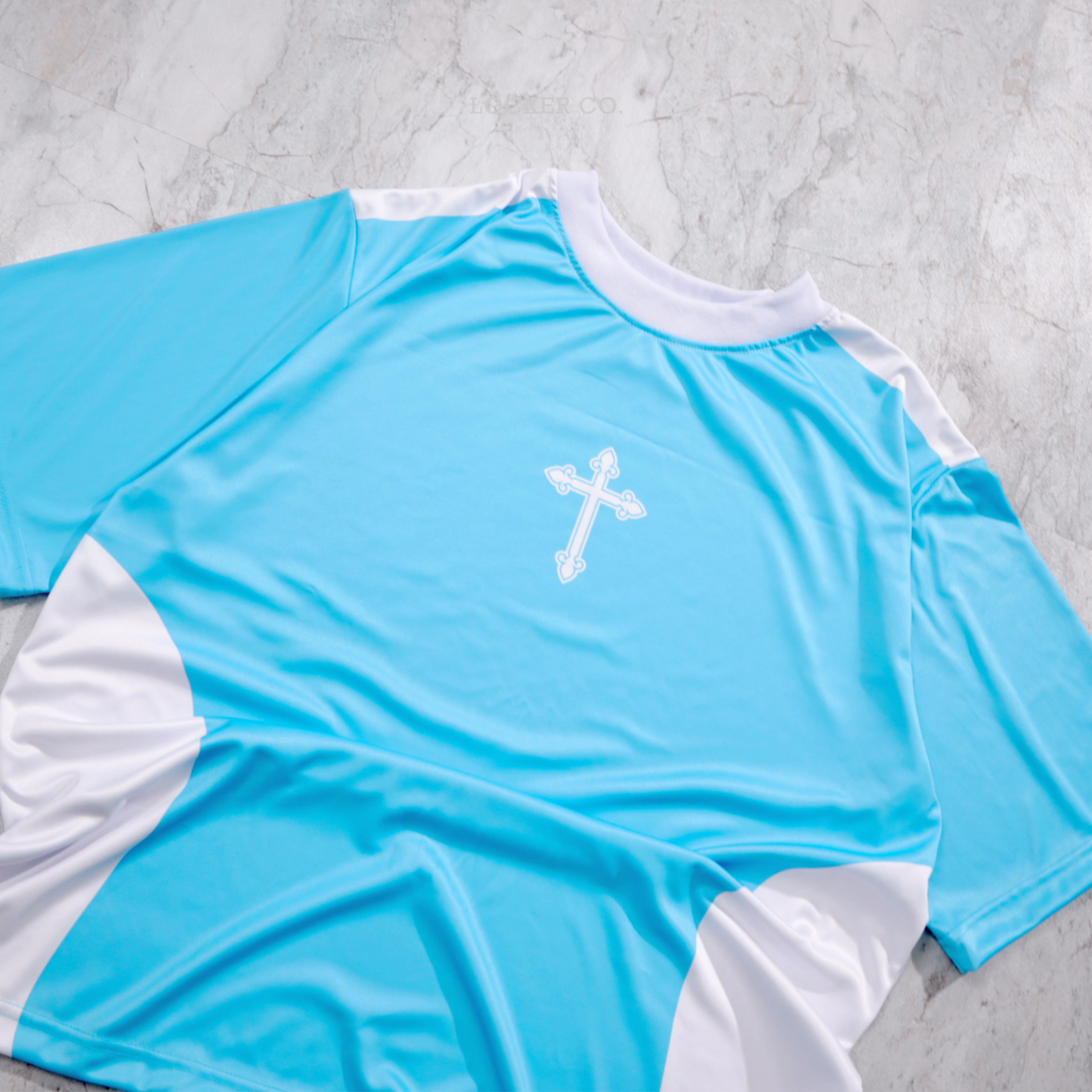 Baby Blue Crux - Jersey Tees