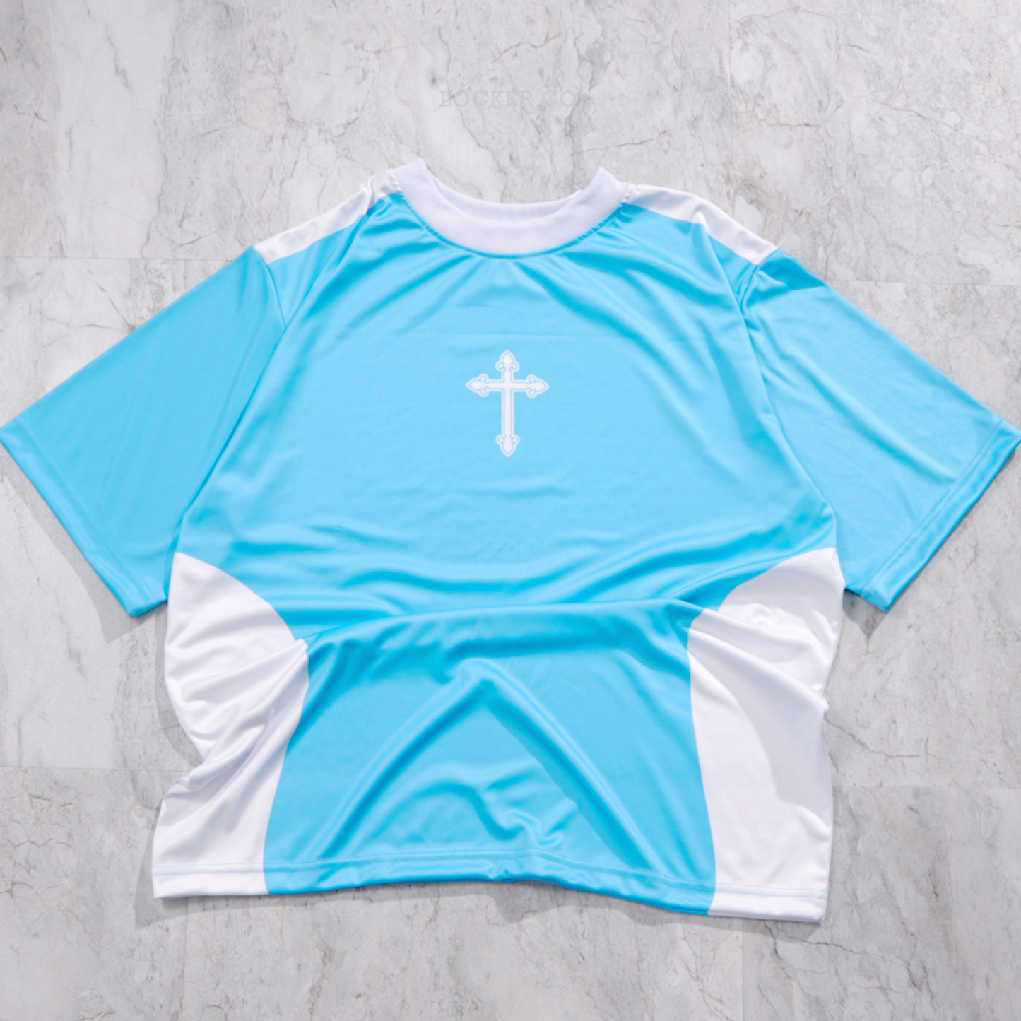 Baby Blue Crux - Jersey Tees