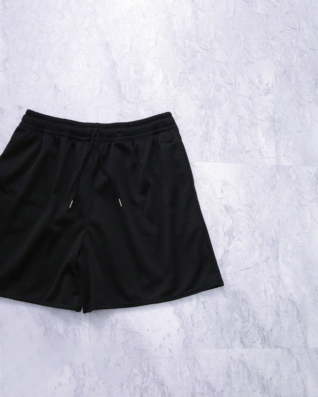Black Plain - Mesh Shorts