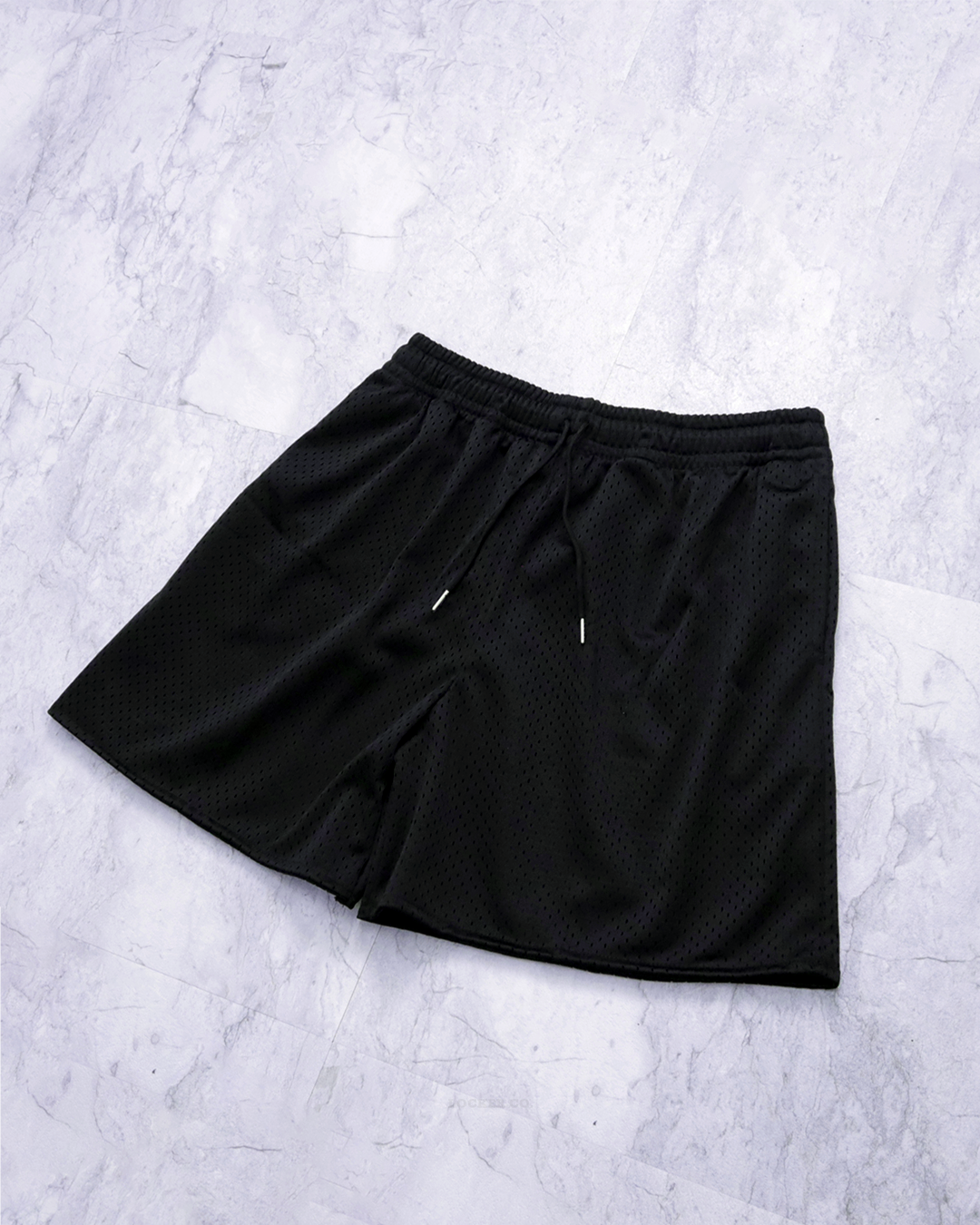 Black Plain - Mesh Shorts