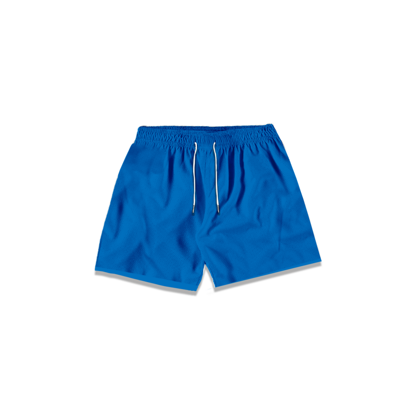 OCEAN BLUE PLAIN - MESH SHORTS