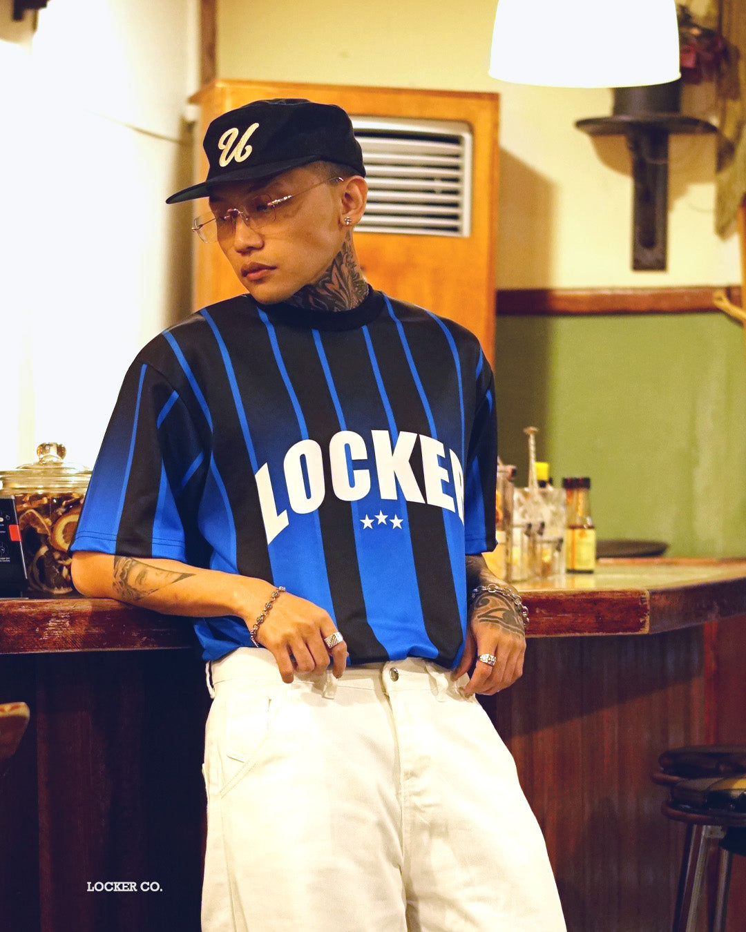 BLUE BLACK LCFB34 - BOXY FIT