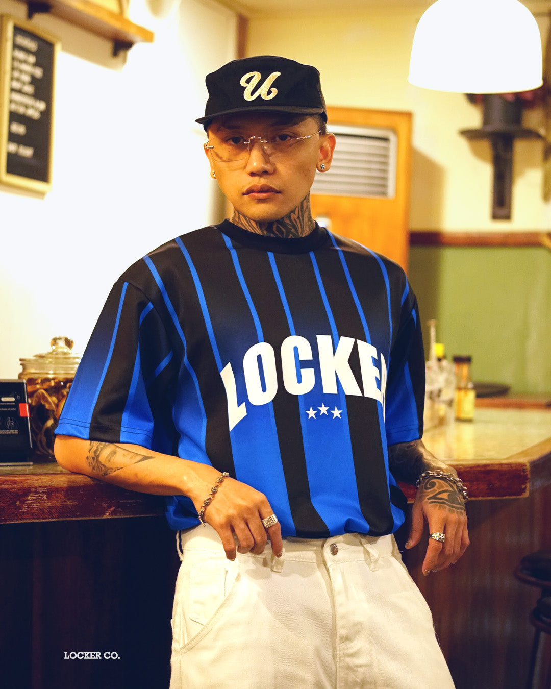 BLUE BLACK LCFB34 - BOXY FIT