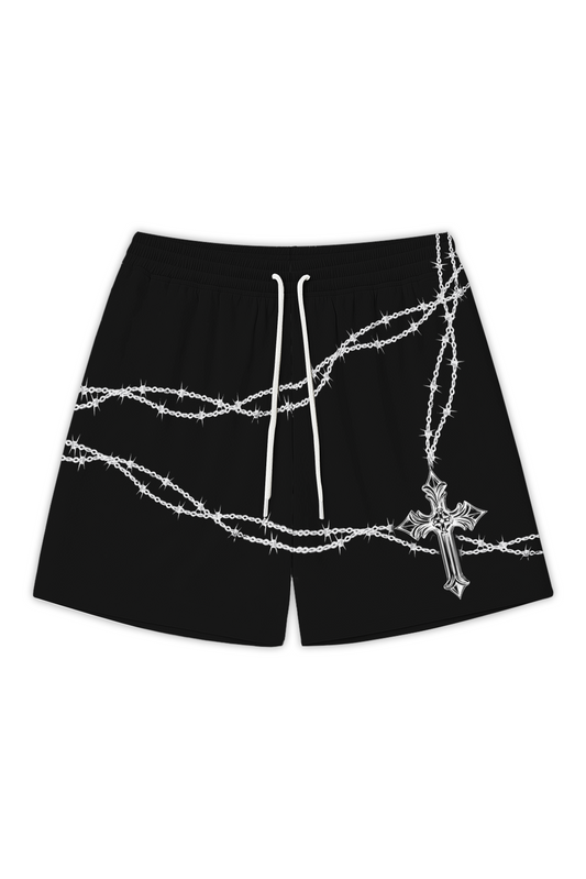Chains Cross Black