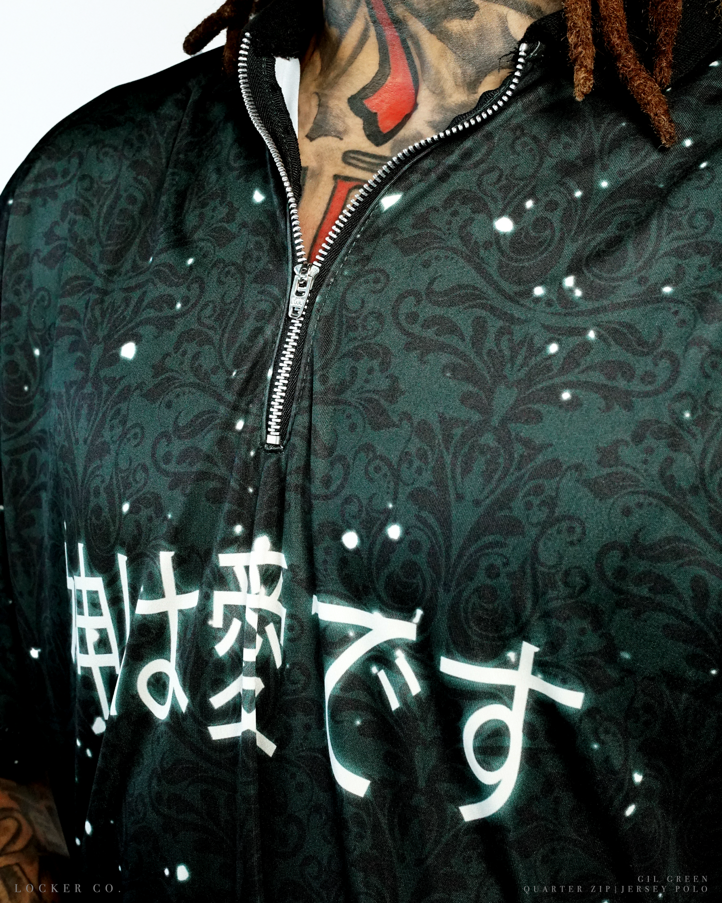 GREEN [GIL] - QZIP POLO JERSEY