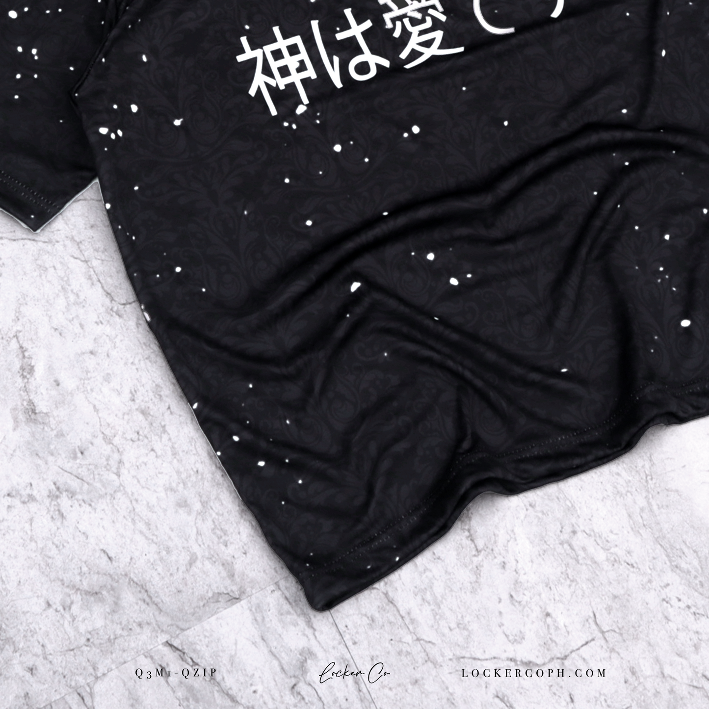 BLACK [GIL] - QZIP POLO JERSEY