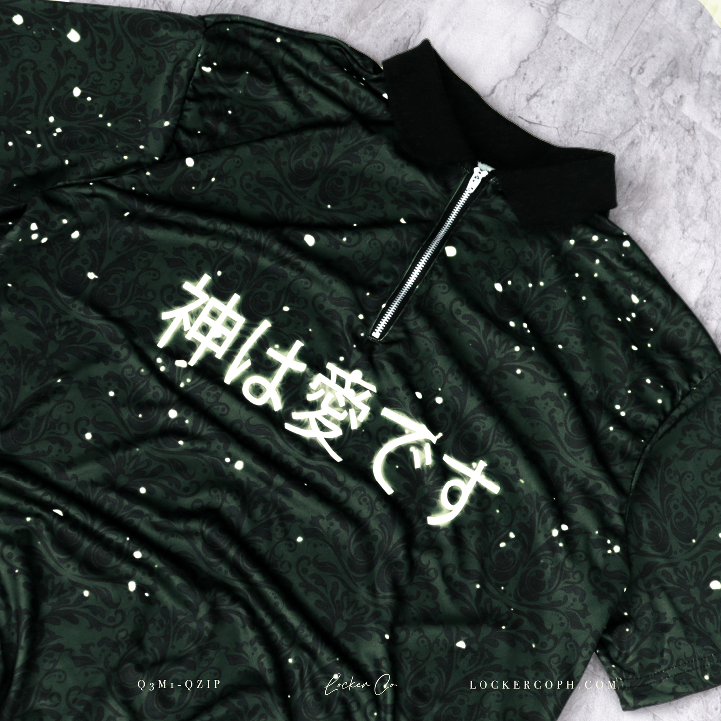 GREEN [GIL] - QZIP POLO JERSEY