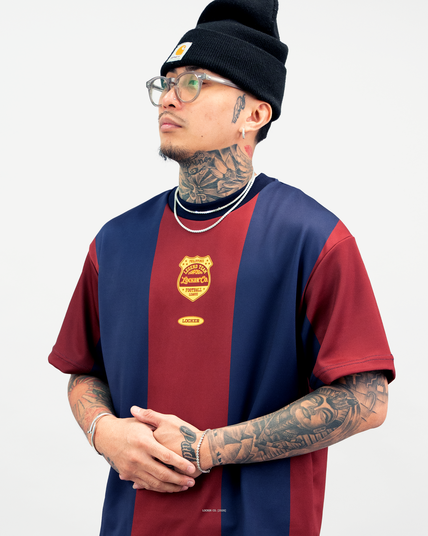 MAROON NAVY LCFB16 - BOXY FIT