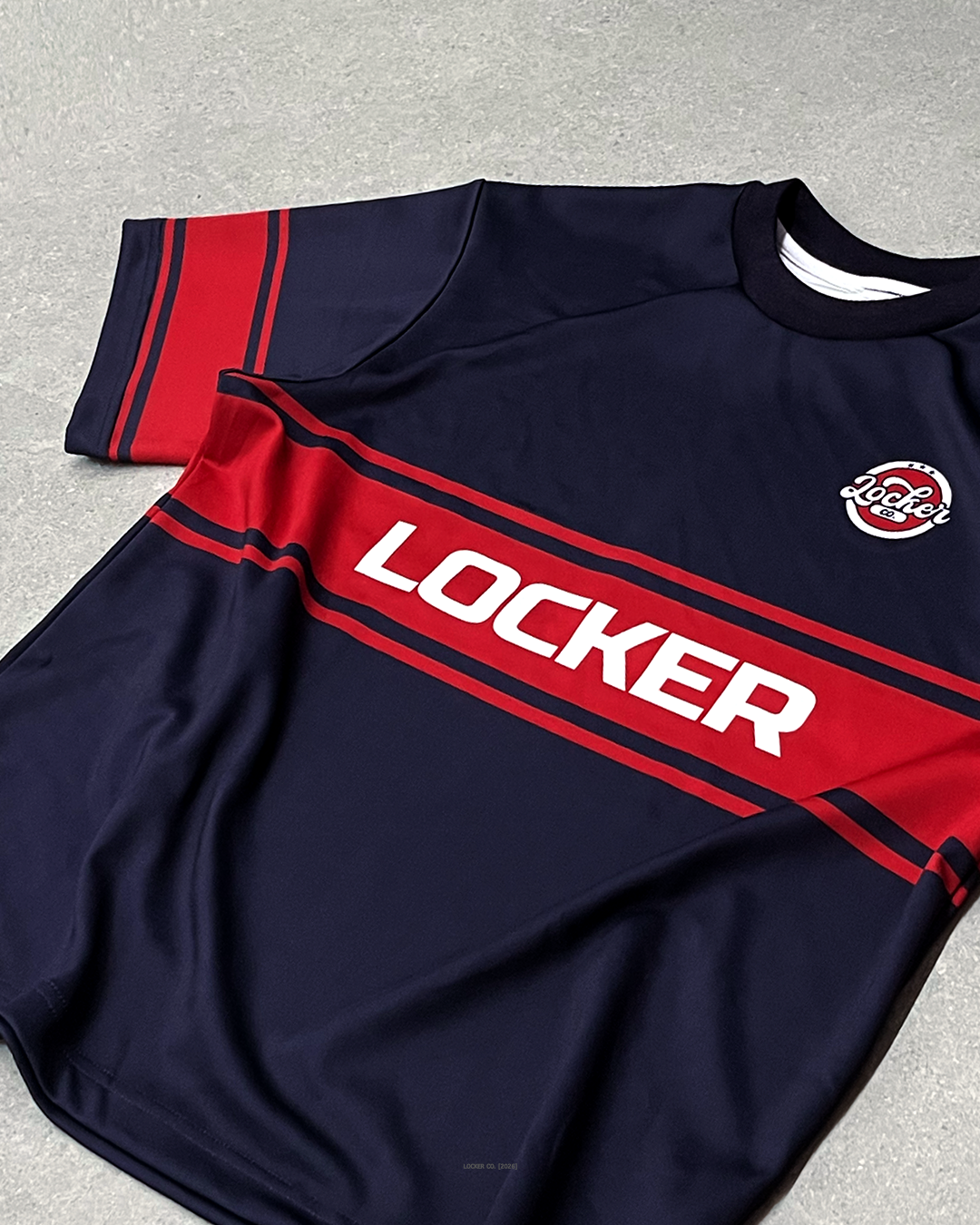 NAVY RED LCFB19 - BOXY FIT