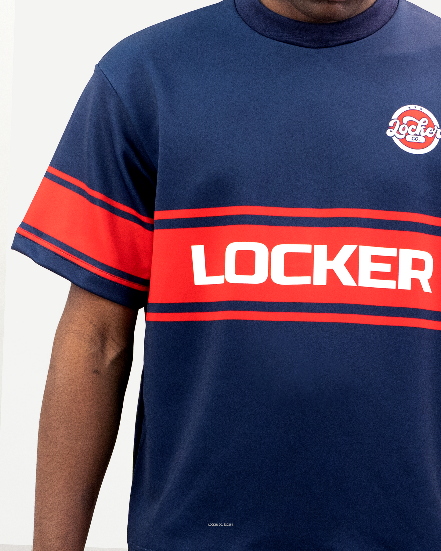 NAVY RED LCFB19 - BOXY FIT