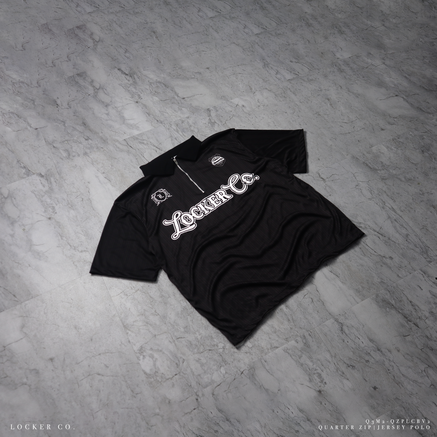 BLACK LC [V2] - QZIP POLO JERSEY
