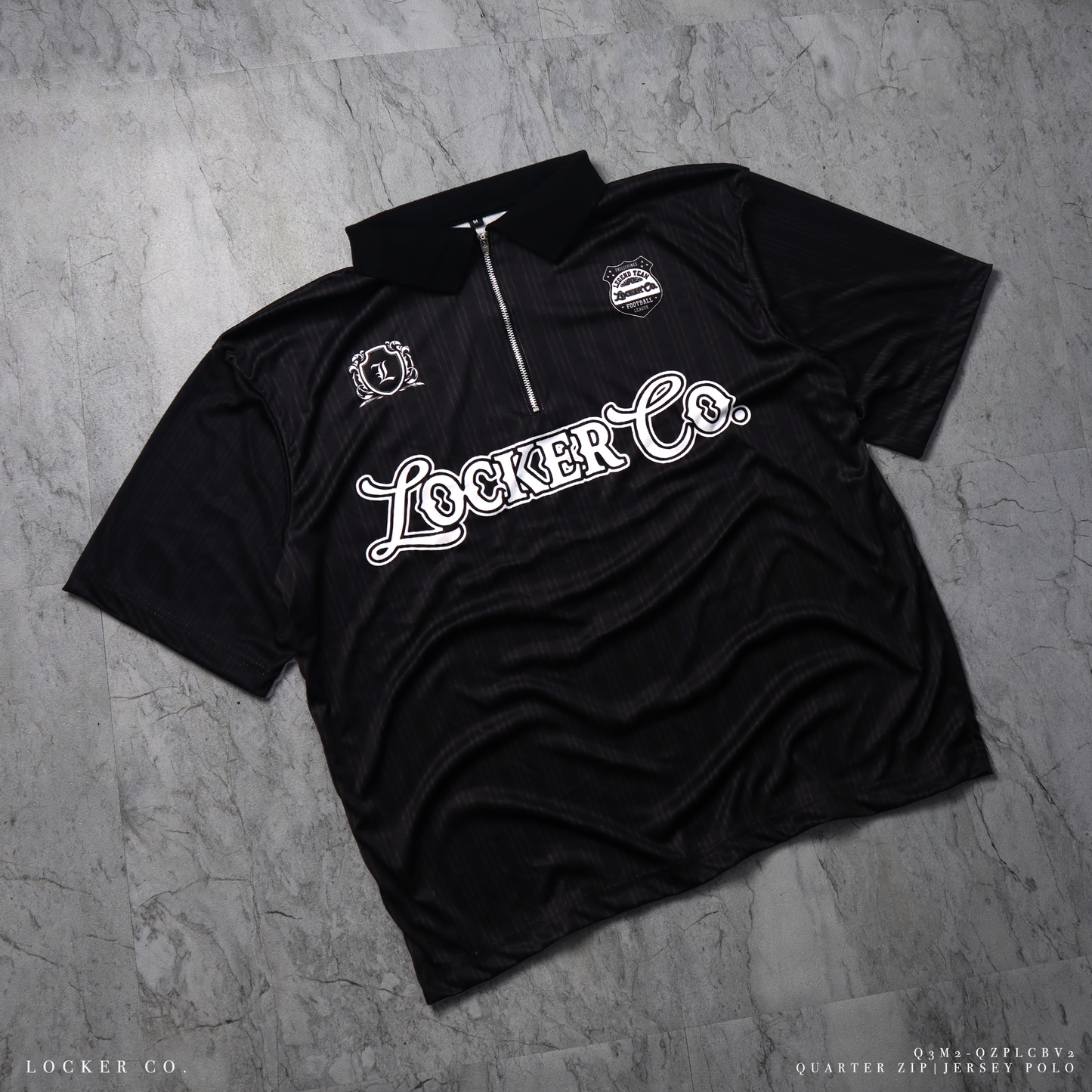BLACK LC [V2] - QZIP POLO JERSEY