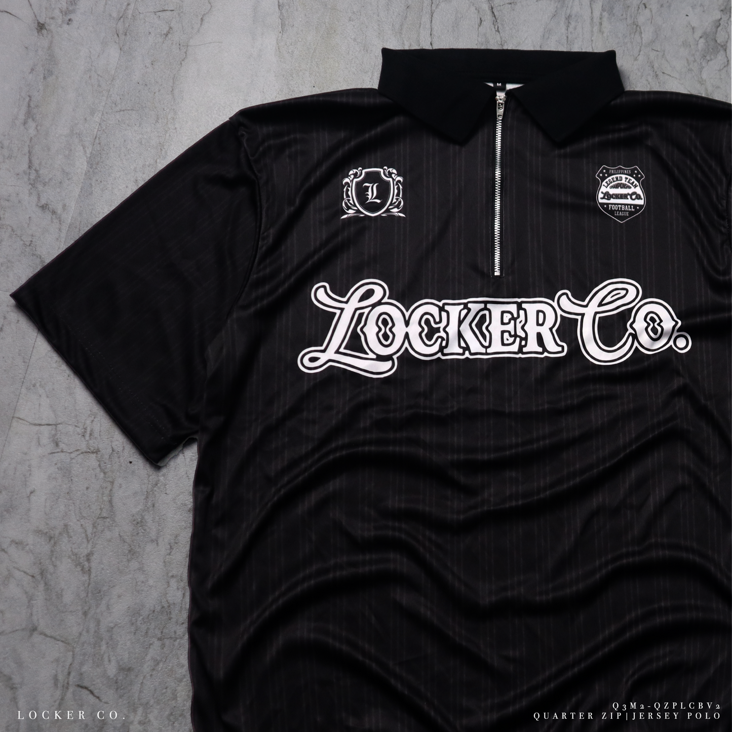 BLACK LC [V2] - QZIP POLO JERSEY