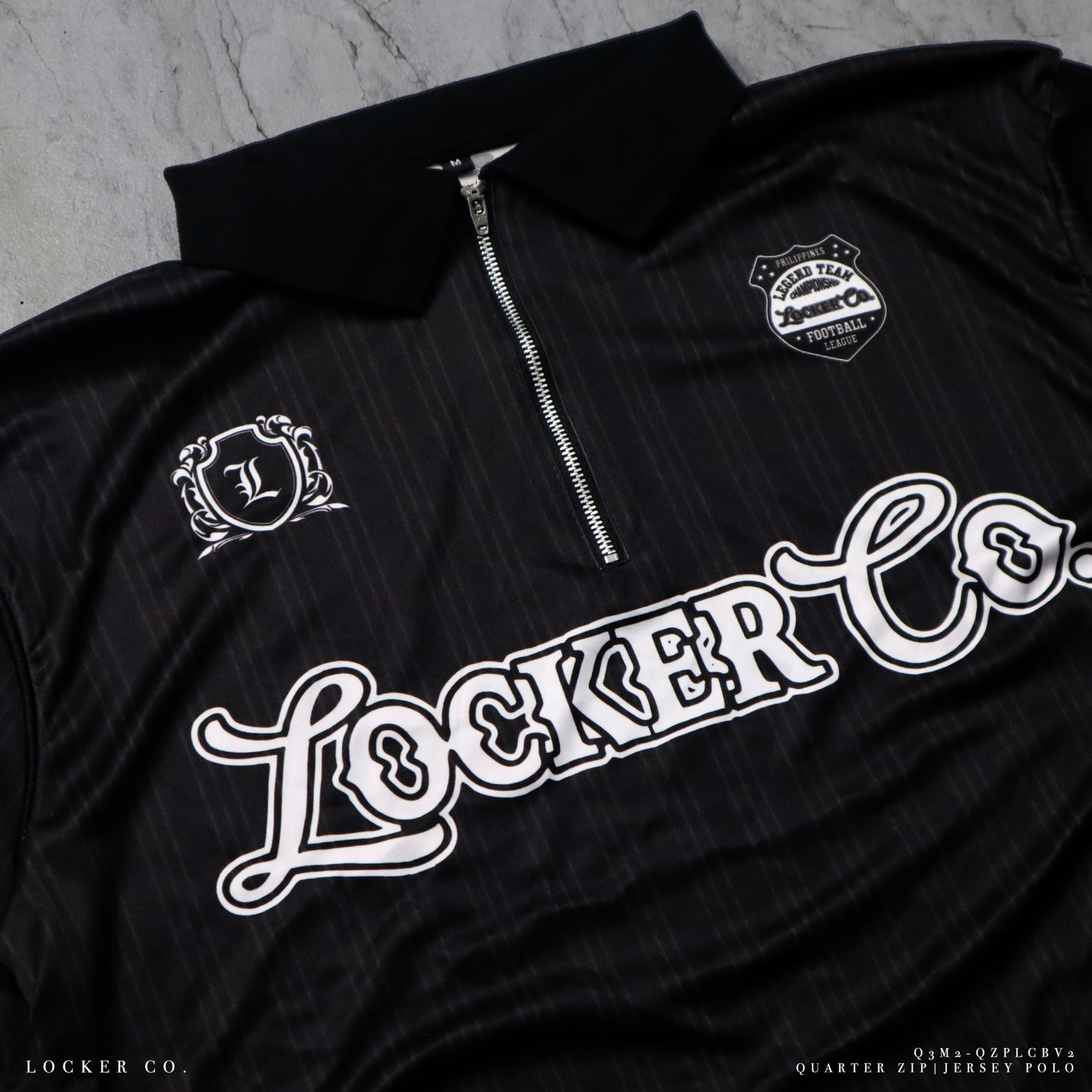 BLACK LC [V2] - QZIP POLO JERSEY