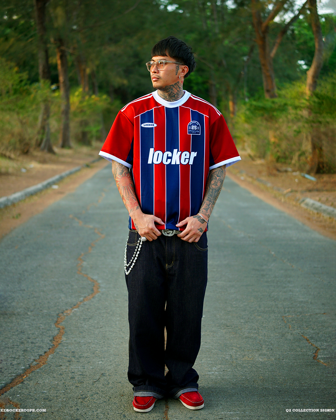 RED NAVY LCFB33 - BOXY FIT