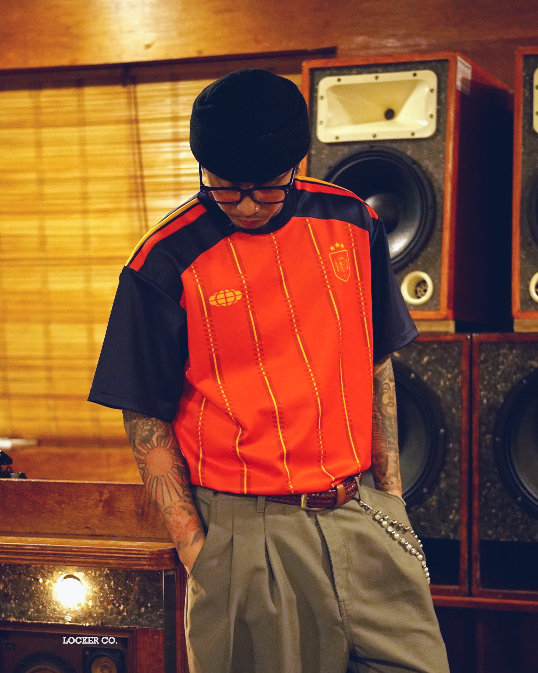 RED STRIPES LCFB37 - BOXY FIT