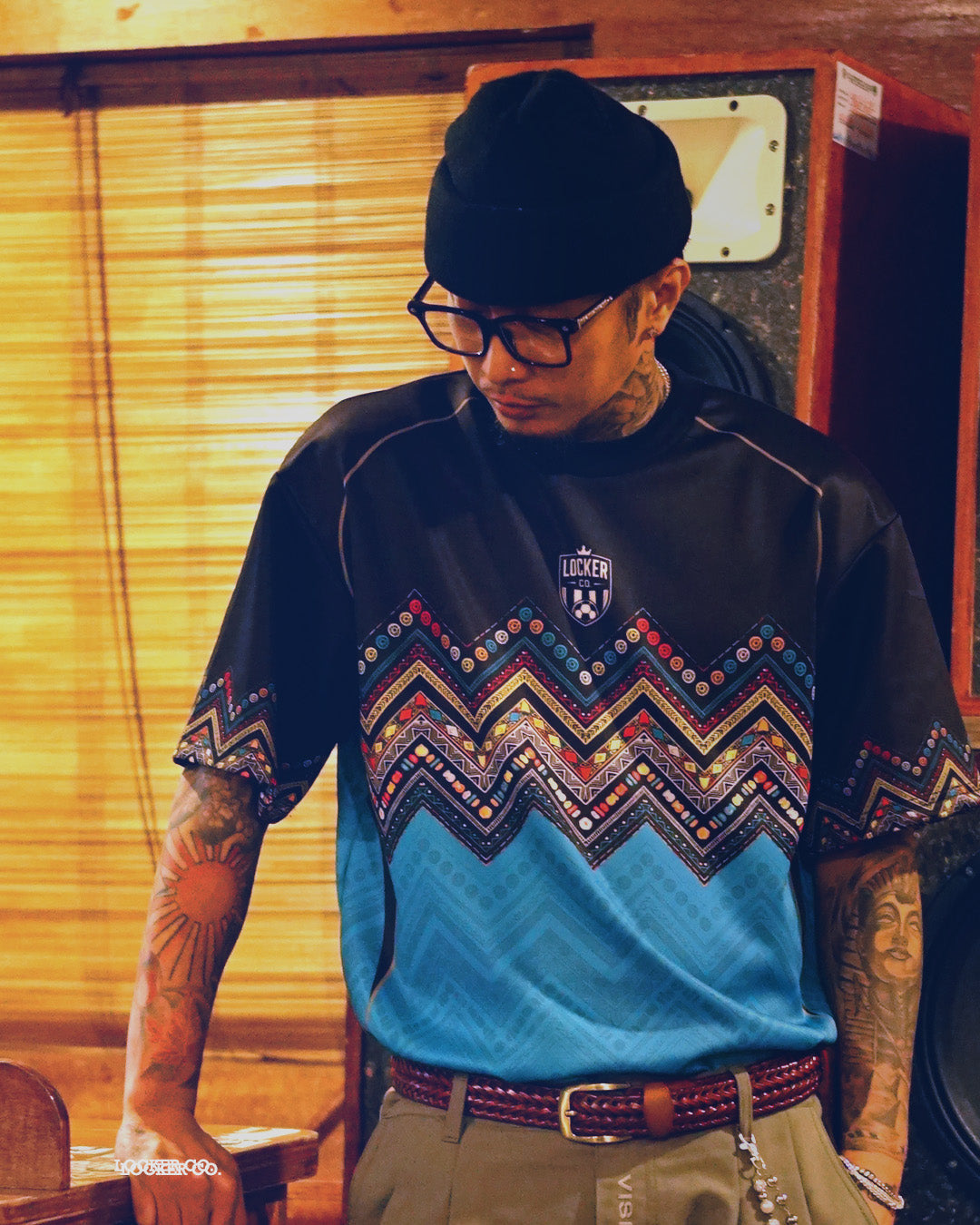 BLACK & TEAL LCFB40 - BOXY FIT