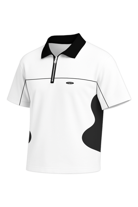 WHITE [V2] - QZIP POLO JERSEY