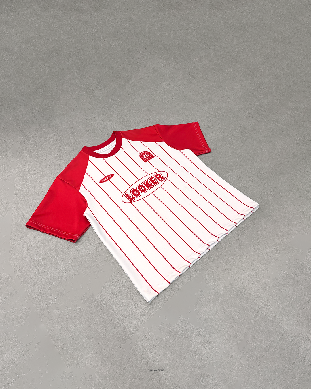 WHITE RED LCFB13 - BOXY FIT