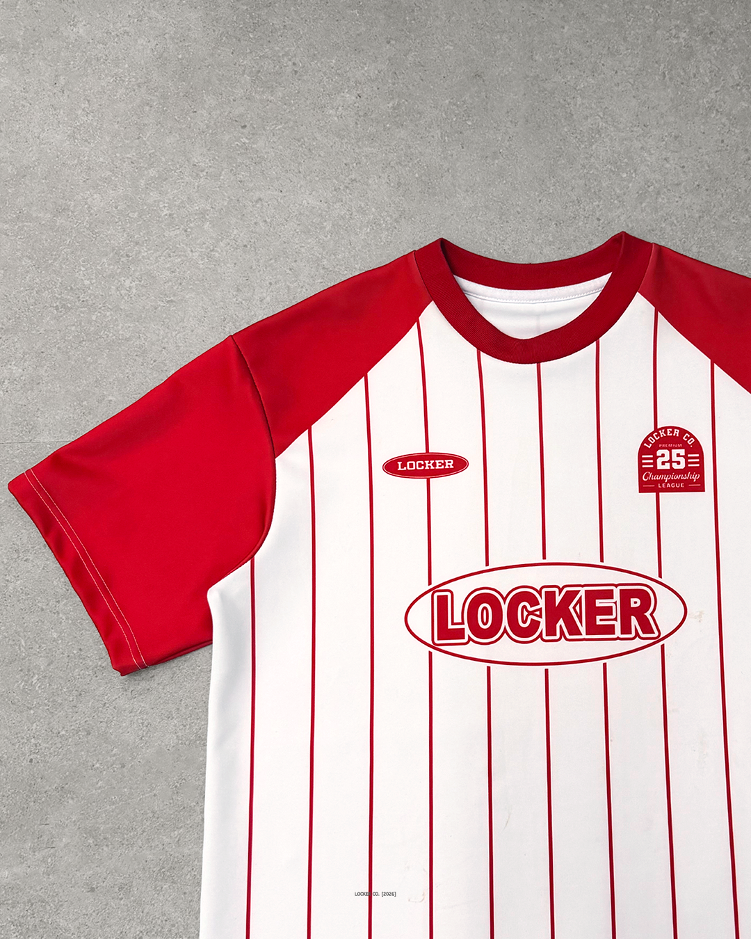 WHITE RED LCFB13 - BOXY FIT