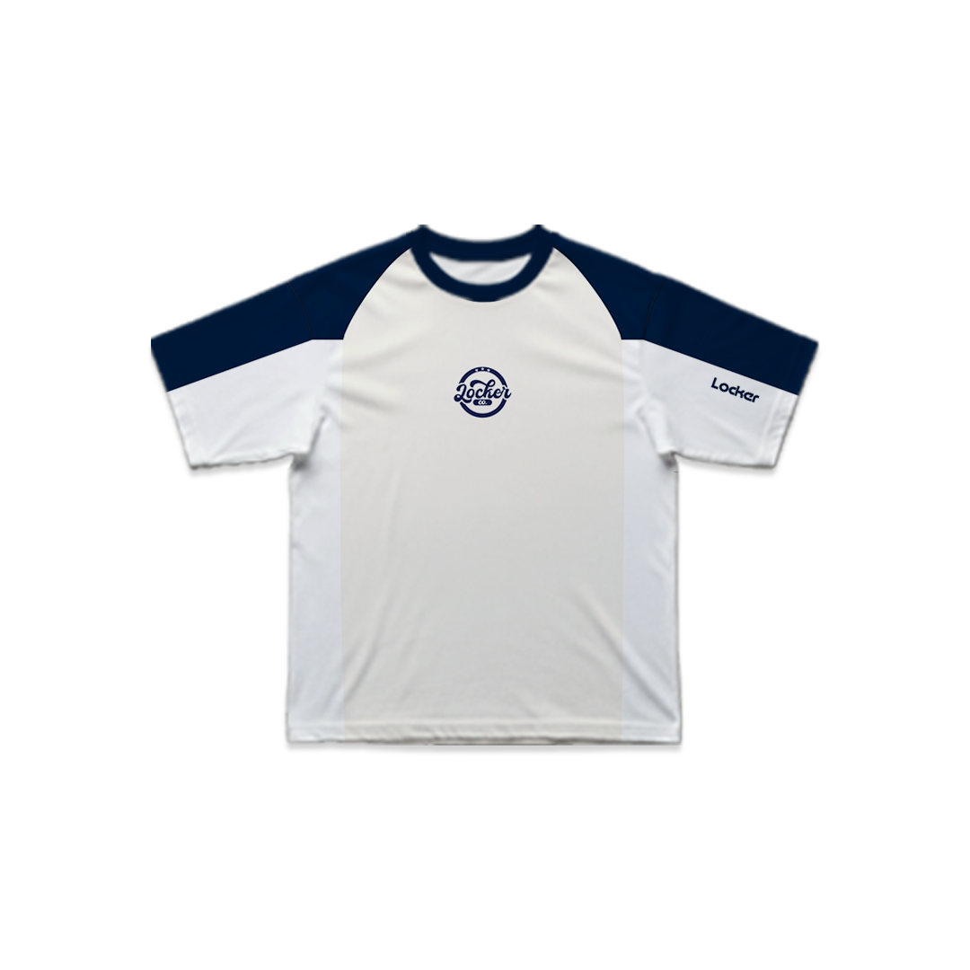 WHITE BLUE LCFB22 - BOXY FIT