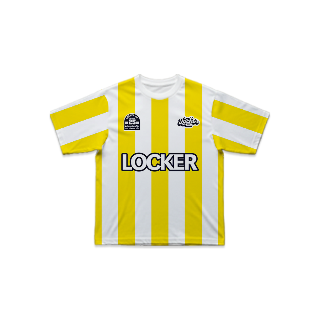 YELLOW WHITE LCFB28 - BOXY FIT