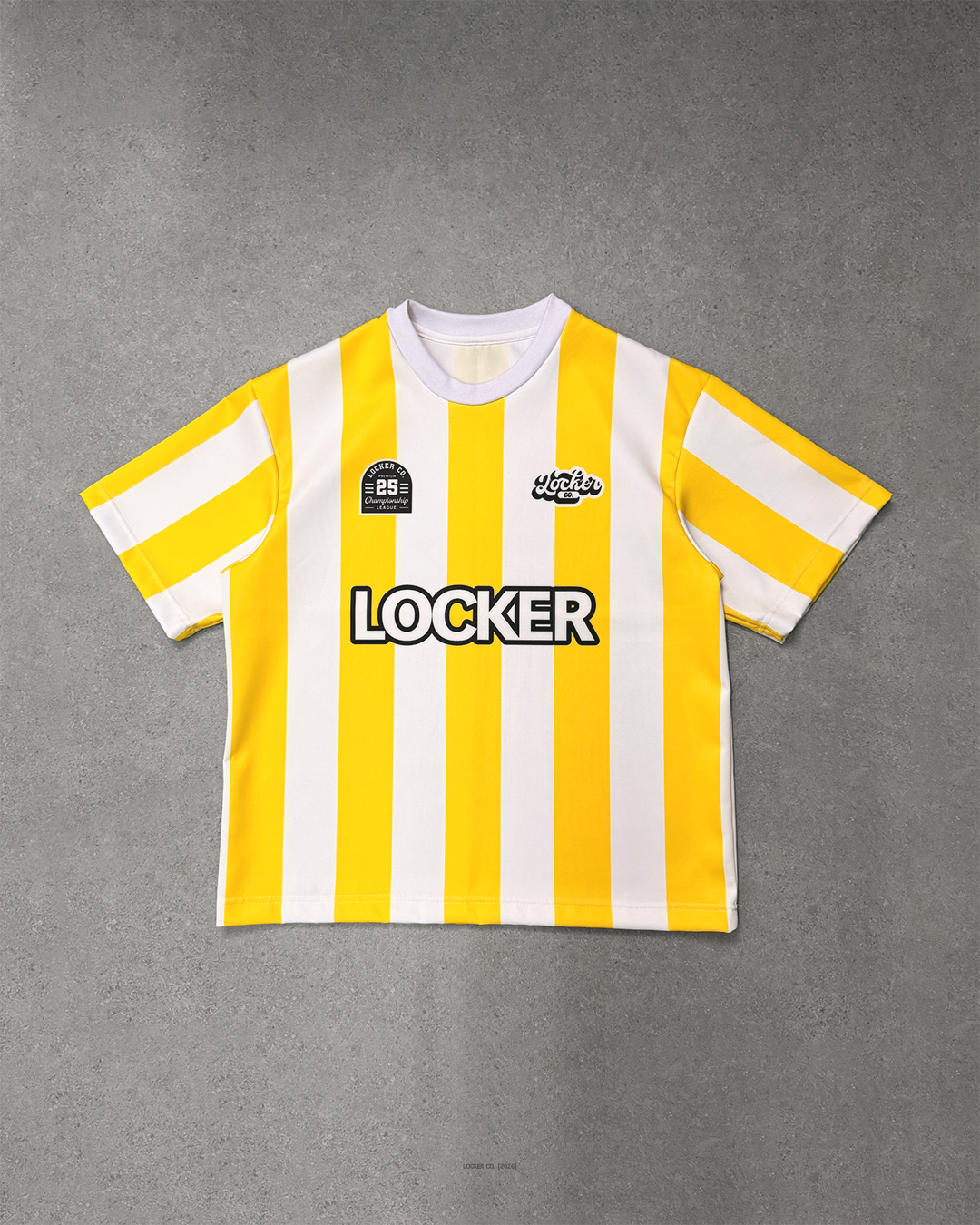 YELLOW WHITE LCFB28 - BOXY FIT
