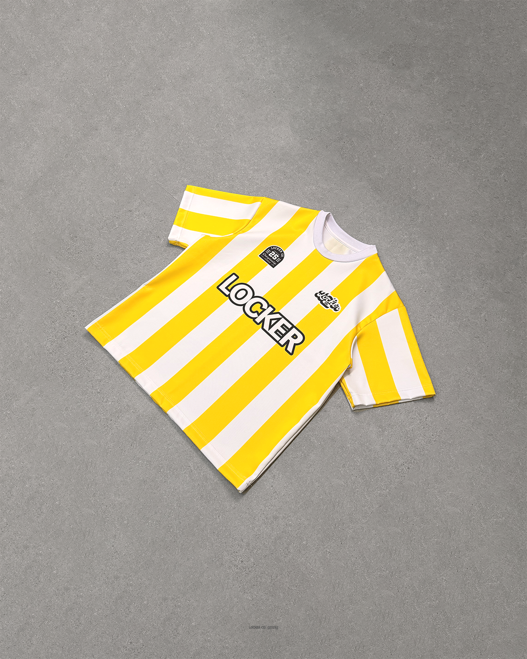 YELLOW WHITE LCFB28 - BOXY FIT