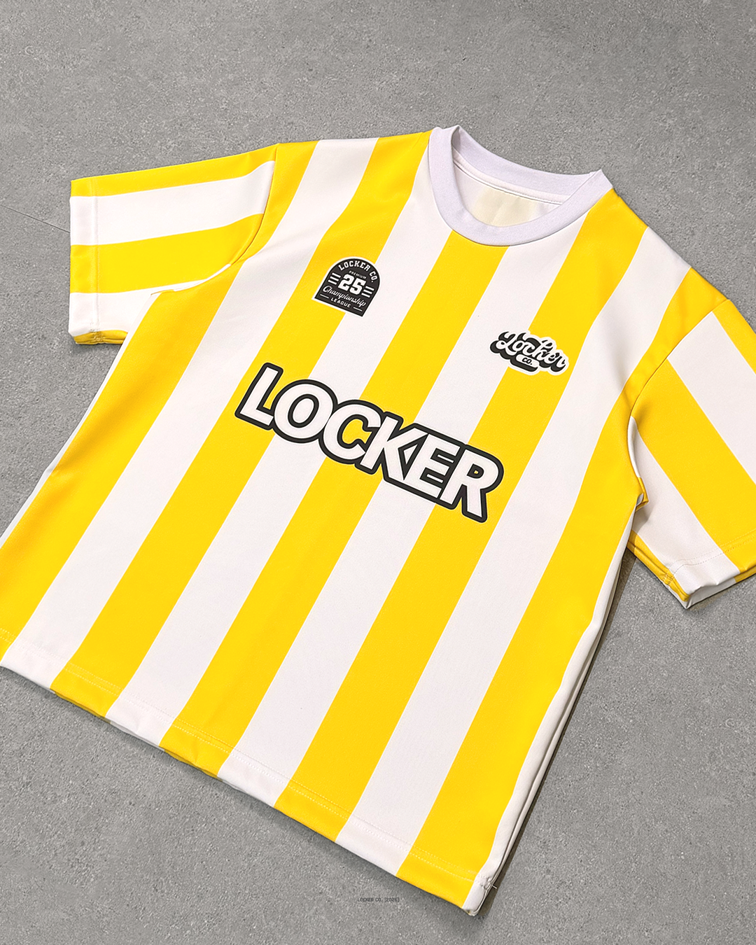 YELLOW WHITE LCFB28 - BOXY FIT